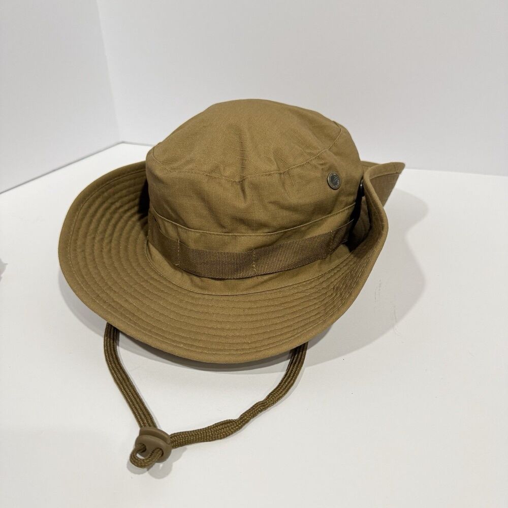 HOT SUN HOT WEATHER TYPE II BOONIE TAN SIZE XL 60 - Picture 14 of 16